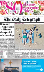 The Daily Telegraph () Newspaper Front Page for 20 April 2019