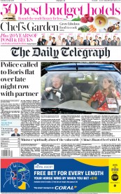 The Daily Telegraph () Newspaper Front Page for 22 June 2019