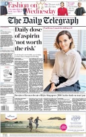 The Daily Telegraph () Newspaper Front Page for 23 January 2019