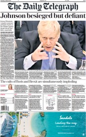 The Daily Telegraph () Newspaper Front Page for 23 March 2023