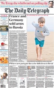 The Daily Telegraph () Newspaper Front Page for 23 April 2022