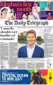 The Daily Telegraph () Newspaper Front Page for 23 June 2018