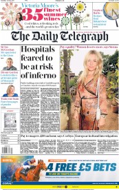 The Daily Telegraph () Newspaper Front Page for 24 June 2017