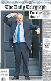 The Daily Telegraph () Newspaper Front Page for 24 July 2019