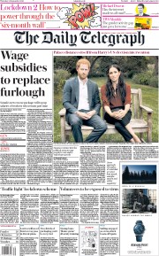 The Daily Telegraph () Newspaper Front Page for 24 September 2020
