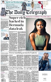 The Daily Telegraph () Newspaper Front Page for 25 October 2017