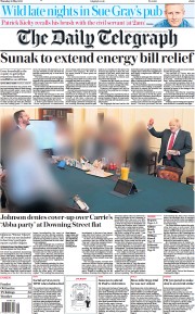 The Daily Telegraph () Newspaper Front Page for 26 May 2022