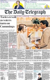 The Daily Telegraph () Newspaper Front Page for 27 May 2020
