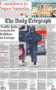 The Daily Telegraph () Newspaper Front Page for 27 June 2020