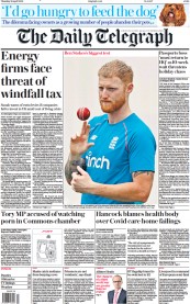 The Daily Telegraph () Newspaper Front Page for 28 April 2022