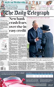 The Daily Telegraph () Newspaper Front Page for 28 June 2017