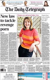 The Daily Telegraph () Newspaper Front Page for 2 July 2014