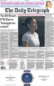 The Daily Telegraph () Newspaper Front Page for 30 June 2022