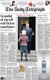 The Daily Telegraph () Newspaper Front Page for 31 October 2014
