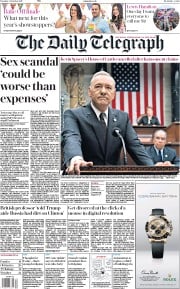 The Daily Telegraph () Newspaper Front Page for 31 October 2017
