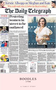 The Daily Telegraph () Newspaper Front Page for 4 December 2021