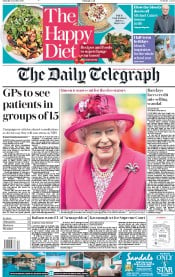 The Daily Telegraph () Newspaper Front Page for 6 October 2018