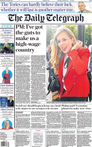 The Daily Telegraph () Newspaper Front Page for 6 October 2021