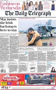 The Daily Telegraph () Newspaper Front Page for 6 February 2019