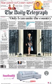 The Daily Telegraph () Newspaper Front Page for 6 July 2016