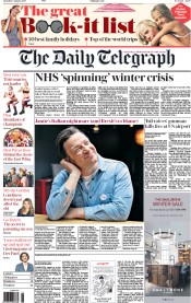 The Daily Telegraph () Newspaper Front Page for 7 January 2017
