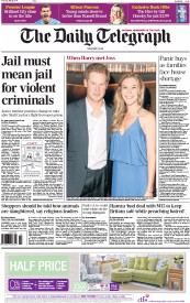 The Daily Telegraph () Newspaper Front Page for 8 May 2014