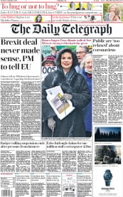 The Daily Telegraph () Newspaper Front Page for 8 September 2020