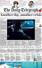 The Daily Telegraph () Newspaper Front Page for 9 November 2017