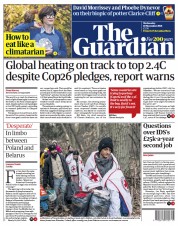 The Guardian () Newspaper Front Page for 10 November 2021