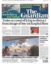 The Guardian () Newspaper Front Page for 10 December 2019