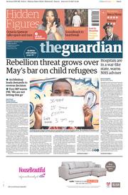 The Guardian () Newspaper Front Page for 10 February 2017