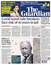 The Guardian () Newspaper Front Page for 10 February 2021