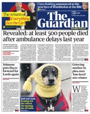 The Guardian () Newspaper Front Page for 10 March 2023