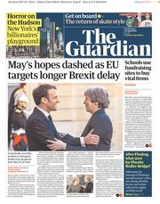 The Guardian () Newspaper Front Page for 10 April 2019