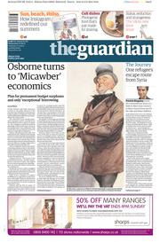 The Guardian () Newspaper Front Page for 10 June 2015