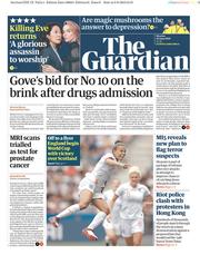 The Guardian () Newspaper Front Page for 10 June 2019