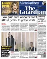 The Guardian () Newspaper Front Page for 10 June 2022