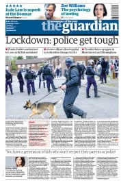 The Guardian () Newspaper Front Page for 10 August 2011