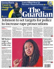 The Guardian () Newspaper Front Page for 10 August 2020