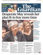 The Guardian () Newspaper Front Page for 11 December 2018
