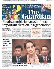 The Guardian () Newspaper Front Page for 11 December 2019