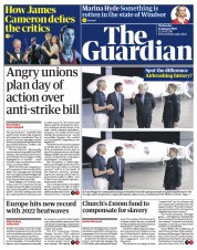 The Guardian () Newspaper Front Page for 11 January 2023