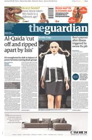 The Guardian () Newspaper Front Page for 11 June 2015