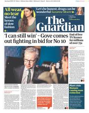 The Guardian () Newspaper Front Page for 11 June 2019