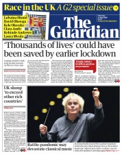 The Guardian () Newspaper Front Page for 11 June 2020