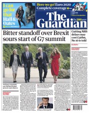 The Guardian () Newspaper Front Page for 11 June 2021