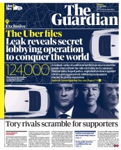 The Guardian () Newspaper Front Page for 11 July 2022