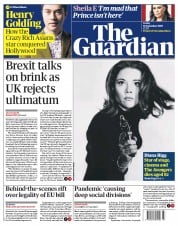 The Guardian () Newspaper Front Page for 11 September 2020