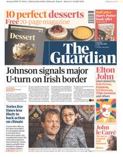 The Guardian () Newspaper Front Page for 12 October 2019