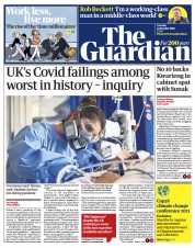 The Guardian () Newspaper Front Page for 12 October 2021